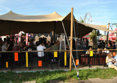 Strucx Stretchtent op een evenement