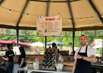 Strucx Carrousel als bar op een evenement